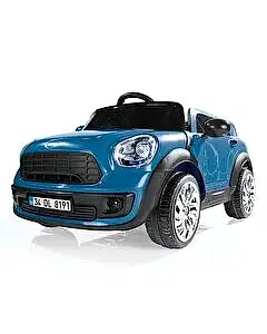 Dolu Oyuncak Ride On Kumandalı 12 Volt Akülü Araba Mavi
