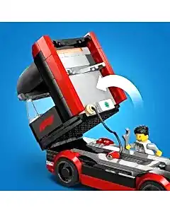 LEGO City RB20 ve AMR24 F1 Arabalı F1 Kamyonu 60445