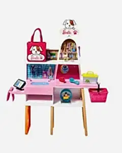 Barbie ve Evcil Hayvan Dükkanı Oyun Seti GRG90