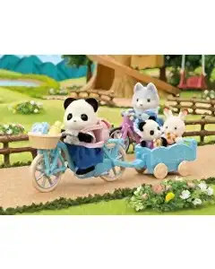 Sylvanian Families Bisiklet ve Paten Seti Panda Kız