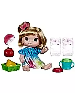 Baby Alive Bebeğimle Eğlenceli Meyveli Yudumlar Sarışın F7356