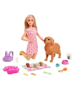 Barbie ve Yeni Doğan Köpekler Oyun Seti HCK75