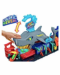 Hot Wheels Şehri Muhteşem Köpek Balığı Araba Yıkama Oyun Seti HTN82