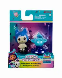 Gabby’s Dollhouse Pandy Paws & Rocket Ship  Figür ve Aksesuar Seti