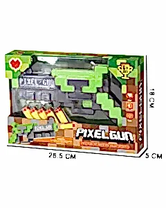 Pixel Gun Dart Atan Tabanca Yeşil 26 Cm