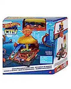 Hot Wheels Şehir Hayatı Serisi Hamburger Restoranı Oyun Seti HDR26