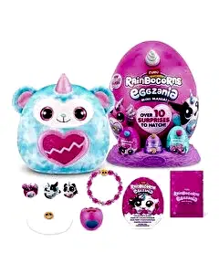 Rainbocorns Mini Eggzania Sürpriz Peluş Beyaz Boynuz