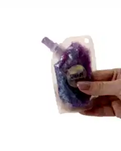 Lukky Yüz ve Vücut Parıltılı Mor Simli Jel