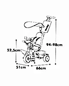 Smoby Baby Driver Gri Üç Tekerlekli Bisiklet