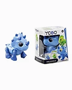 Silverlit Sesli ve Işıklı Elektronik Robot Dino Heads Up Mavi