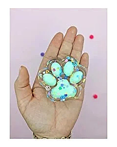 Işıklı Şeffaf Pati Squishy