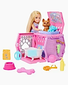 Barbie Chelsea Köpekçiğin Taşıma Çantası Oyun Seti JDF89