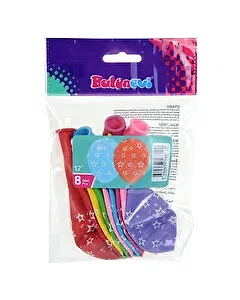 Yıldız Baskılı 8'li Balon