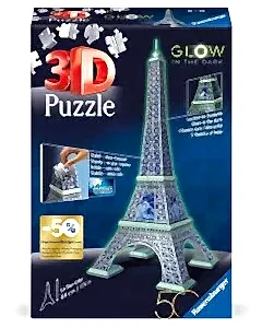 Ravensburger Karanlıkta Parlayan 3D Puzzle Eyfel