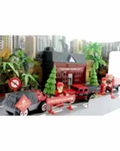 Aksesuarlı Metal İtfaiye Seti