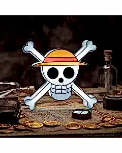 One Piece Skull Lamp Figür