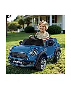 Dolu Oyuncak Ride On Kumandalı 12 Volt Akülü Araba Mavi