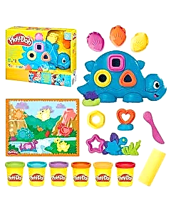 Play Doh Başlangıç Şekiller ve Renkler Dino Oyun Seti G0491