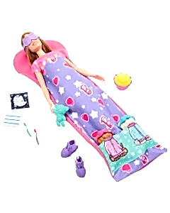 Barbie ve Köpekçikleri Pijama Partisi Oyun Seti HXN01