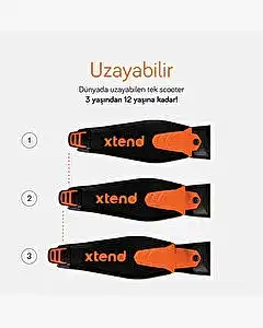 SmarTrike Xtend 3 Aşamalı Büyüyebilen Çocuk Scooterı Turuncu