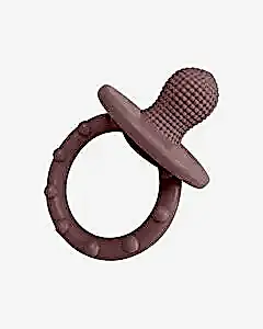 Emzik Şeklinde Silikon Diş Kaşıyıcı Pembe