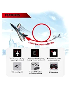 Silverlit X-Twin Loop Kumandalı Uçak