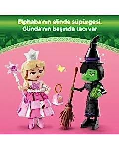 LEGO Wicked Elphaba ve Glinda Figürleri 75682