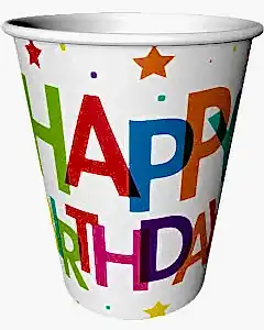 Superstar Happy Birthday Bardak 8 Adet