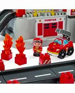 Ecoiffier Abrick İtfaiye İstasyonu Oyun Seti