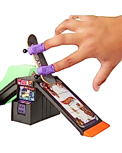 Hot Wheels Skate Parmak Kaykay Macerasına Başlangıç Seti Arcade Skatepark