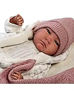 Llorens Reborn Sin Pelo 18008 42 cm.