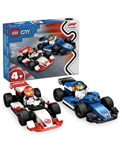 LEGO City F1 Williams Racing ve Haas F1 Yarış Arabaları 60464