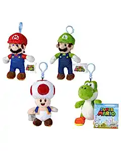 Super Mario 12,5 Cm Peluş Anahtarlık Mario