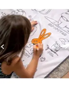 Matrax Oyuncak Boyama Halısı ve 12'li Boya Kalemi Seti