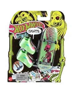 Hot Wheels Skate Neon Temalı Parmak Kaykay ve Ayakkabı Paketi Sky Shredder HPG28