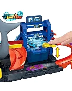 Hot Wheels Şehri Muhteşem Köpek Balığı Araba Yıkama Oyun Seti HTN82