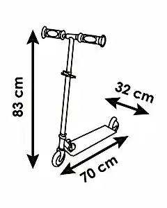 Smoby Gabby Dollhouse Scooter 2R Katlanabilir Scooter