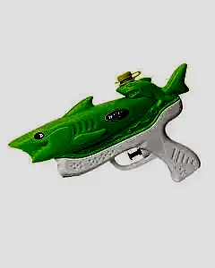 Köpek Balıklı Su Tabancası Yeşil 26 Cm