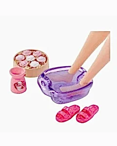 Barbie Wellness Barbie'nin Spa Günü Bebekleri HKT90