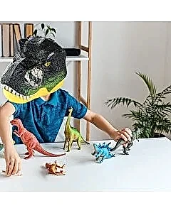 Işıklı ve Sesli T-Rex Maskesi