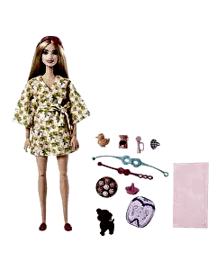 Barbie Wellness Barbie'nin Spa Günü Bebekleri HKT90