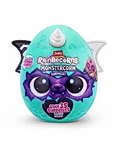 Rainbocorns Monstercorn Sürpriz Peluş Gri Boynuz