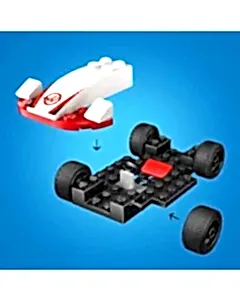 LEGO City F1 Williams Racing ve Haas F1 Yarış Arabaları 60464