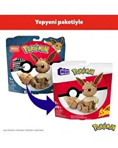 Mega Pokemon Yap ve Oyna Figürler Eevee HDL84