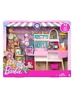 Barbie ve Evcil Hayvan Dükkanı Oyun Seti GRG90