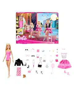 Barbie Moda Bebek Tatil Advent Takvimi 24 Giyim ve Aksesuar JFL63