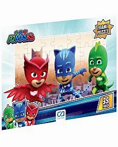 Pijamaskeliler Frame Puzzle 35 Parça