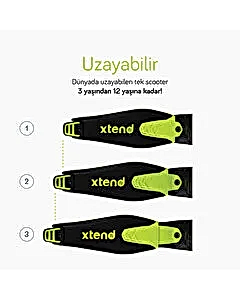 SmarTrike Xtend 3 Aşamalı Büyüyebilen Çocuk Scooterı Lime