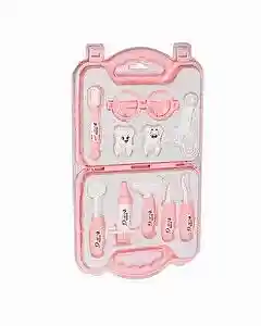 Çantalı Oyuncak Doktor Seti Pembe Dişçi Seti