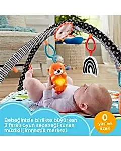 Fisher Price Neşeli Hayvanlar 3'ü 1 Arada Jimnastik Merkezi HBP41